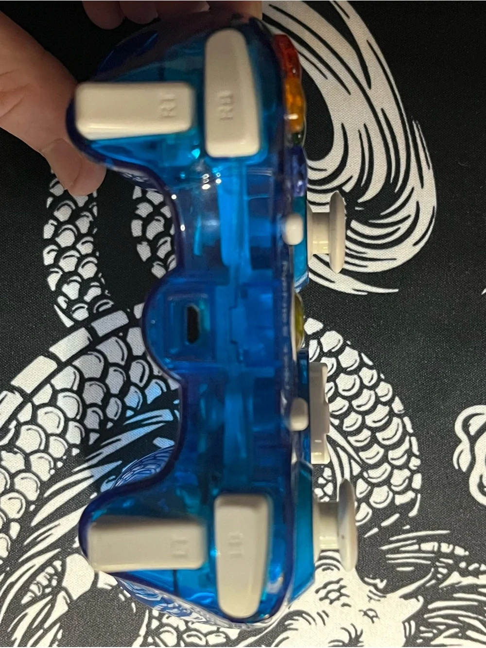 Rock Candy Translucent Blue Wireless Gaming Controller for Xbox 360
